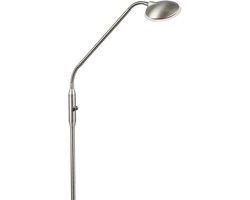 QAZQA Eva fl Staande leeslamp - 1 lichts - H 1580 mm - Staal