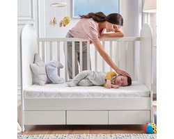 60x130x10 Kikishop Comfort Kindermatras Polyether SG30 - Premium Tijk