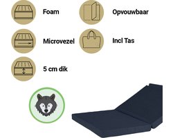 ABZ Wolf Reismatras - 60/120 - Grijs