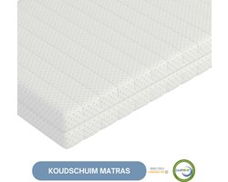 Ada Sleep Kids matras 120x200 cm - 14 cm dik koudschuim - HR50 - afritsbaar en wasbare hoes - hypoallergeen - CertiPUR® en Okoetex gecertificeerd