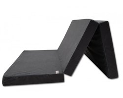 Logeermatras - camping matras - reismatras - opvouwbaar matras - 120 x 200 x 10 - grijs