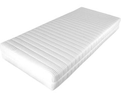 Matras - 140x200 - koudschuim - premium plus tijk - 15 cm - medium
