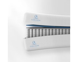 Matras - 80 x 200 cm - 20CM - Hotel XXL - PREMIUM - 7 zone - Pocket Matras - Anti-allergie - Afritsbaar / Wasbaar - Zacht