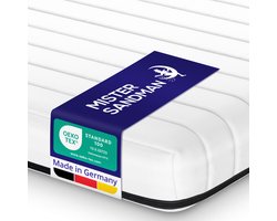 Matras 80x200 cm - Comfortschuim - Wit - Matrassen - Zacht