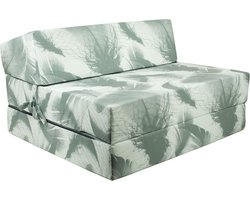 Opvouwbaar matras - 1 persoons - 200x90x15 cm - veren