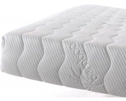 Pocket matras koudschuim 180x220 20cm met luxe bamboe hoes met rits