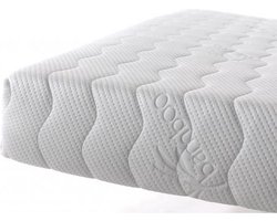 Pocket matras koudschuim 80x210 20cm met luxe bamboe hoes met rits