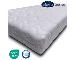 Sleep Sense® - Hotel XL koudschuim Hotel XL koudschuim matras 140x200 - circa 17 cm - premium afritsbare hoes - Oekotex Certipur gecertificeerd - Gratis levering