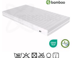 Trendimo Koudschuim Bamboo Matras 120x200 - 20 cm dik | Orthopedisch - Koudschuim HR45 - Premium Kwaliteit