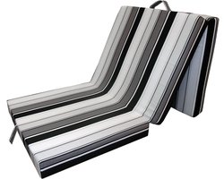 Vitalispa Vouwmatras – 190 x 70 cm Zwart