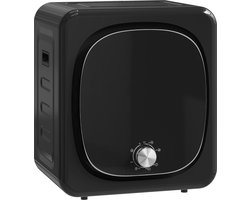 HOMCOM-Wasdroger-48x40x56cm-Koudgewalste plaat-Zwart