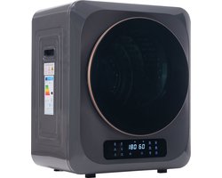 Merax Mini Wasdroger met Wandmontage - Droger tot 4 kg Capaciteit - Energieklasse C - Grijs