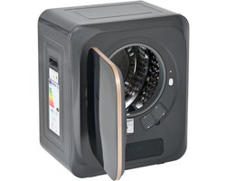 Roestvrijstaal Droger 48x40x57,5cm Droger Grijs Plastic Oververhittingsbeveiliging Wandmontage MeervoudigeFiltratie 6 Programma's 6 Functies Thuis