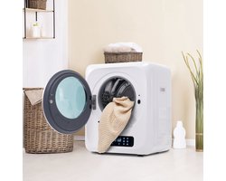 Sweiko Geventileerde wasdroger - 3 kg capaciteit - 850 W - 6 programma-instellingen - Oververhittingsbeveiliging [Energie-efficiëntieklasse G]