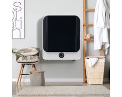 Uitlaatgasdroger, RVS droger, 3kg, feitelijk tot 4,5kg, 830W, meervoudige filtratie, 5 programma's. Bescherming tegen oververhitting, wandmontage [Energieklasse C]