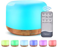 1000ml XL Aromatherapie Diffuser – Afstandsbediening, Timer, 18 Uur Bediening, Grote Kamers