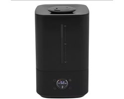 2-in-1 Hot & Cold Mist Luchtbevochtiger - 6L – 360° Dubbel Mondstuk - Luchtbevochtiger - Zwart