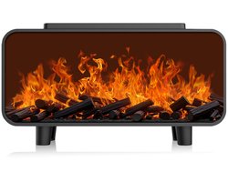 3-in-1 vlamverspreider - luchtbevochtiger - luchtbevochtiger met aromatherapie - automatische uitschakeling Ultrasone luchtverspreider Koele mist Elektrische luchtbevochtiger voor de slaapkamer met 7 kleurenlampjes Cadeau voor thuis/kantoor