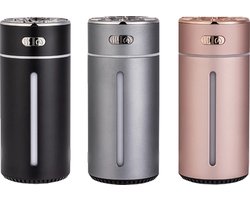 300 ml lichtgevende draadloze luchtbevochtiger (roze)