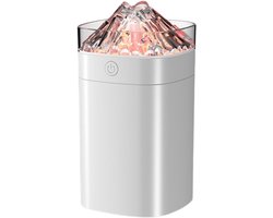 400ml Volcano Luchtbevochtiger Kleurrijke USB Diffuser Luchtbevochtiger Bureau Stille Luchtbevochtiger voor Thuis Slaapkamer Kantoor Gebruik