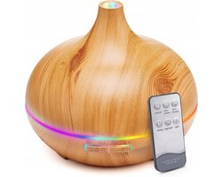 500ML Ultrasone Luchtbevochtiger - Aromatherapie Luchtbevochtiger - Luchtverfrisser - 7 Kleurveranderingen - Twee Sproeistanden - Met Afstandsbediening