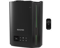 Auronic Luchtbevochtiger - 5 Liter - Geschikt voor Woonkamer, Kantoor, Slaapkamer, Babykamer en Meer - BPA-Vrij - Zwart
