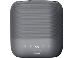 Auronic Luchtbevochtiger - 5L - Geschikt voor Slaapkamer, Babykamer, Kantoor, Woonkamer en Meer - Humidifier - BPA-Vrij - Antraciet