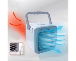 Benson Compacte luchtkoeler en bevochtiger met LED-verlichting - 10 m² - 27 dB - USB-voeding