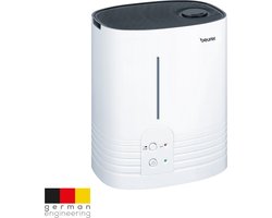Beurer LB 55 Luchtbevochtiger – Warmwater verdamping – Tot 50 m2 – 6 L waterreservoir – 2 Standen – 3 Jaar garantie - Wit