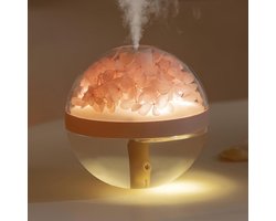 Bewaarde bloem draagbare luchtbevochtiger 270 ml capaciteit oplaadbare etherische olie diffuser met nachtlampje en waterloze automatische uitschakeling voor kantoorkamer slaapkamer