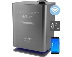CONCEPT - Luchtbevochtiger  /Perfect Air / Wifi / Afstandsbediening / Aromatherapie / Timer UV UVC LED Display