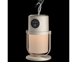 Deze koele mist luchtbevochtiger heeft een 360° draaibare sproeikop, werkt stil en kan zowel als luchtbevochtiger als luchtreiniger worden gebruikt. Bovendien beschikt het apparaat over een nachtlampje.