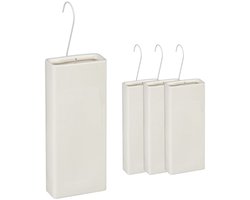 Doodadeals® Waterverdamper Radiator – Set van 4 - Keramische Luchtbevochtiger - Verwarming - met Ophanghaken - Keramiek