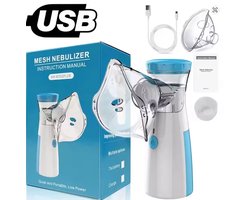 Draagbare Oplaadbare Verstuiver – Stille Inhalatieapparaat voor Kinderen & Volwassenen