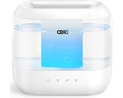 Dreo Humidifier 4L Cool Mist - Slaapkamer - 32 uur Runtime - Essentiële Olie Verstuiver - Stille Luchtbevochtiger 28dB - Nachtlicht - Snelle Ultrasone
