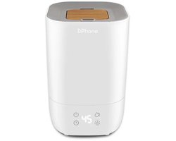 DrPhone SmartFog – USB Aroma Stille Luchtbevochtiger met LED Display – Humidifier – Automatische vochtigheidsdetectie - Instelbare Timer – 300ML Waterreservoir - Wit