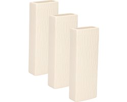 Gerimport Waterverdamper - 6x - warm wit - keramiek - 400 ml - radiatorbak luchtbevochtiger - 7 x 18,5 cm