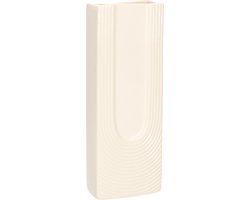 Gerimport Waterverdamper - warm wit - keramiek - 400 ml - radiatorbak luchtbevochtiger - 7,4 x 18,6 cm