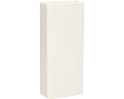 Gerimport Waterverdamper - wit - keramiek - 400 ml - radiatorbak luchtbevochtiger - 7,4 x 17,7 cm