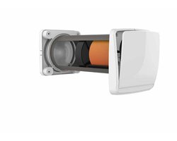 GHOST 160 Active Slim Ventilatiesysteem met Warmteterugwinning (WTW) – 60 m³/h, tot 93% Rendement, Motor in de Muur voor Extra Stilte, Vochtigheid- & Schemersensor, Bedrade Besturing, Vraaggestuurd, Nachtfunctie, 4 dB, Geproduceerd in Europa