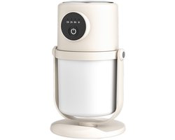 Gloovon® - Luchtbevochtiger - Aroma diffuser - 90° Draaibare neveluitgang - Stil Ontwerp - Geschikt voor Woonkamer, Kantoor, Babykamer, Slaapkamer - Wit