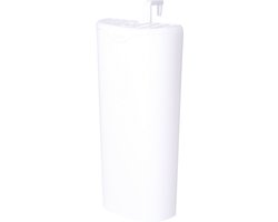 Gondol Radiatorbak luchtbevochtiger - waterverdamper - wit - kunststof - 22 x 9 cm