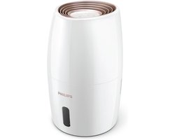 Humidifier 2000 Series - Hygienic NanoCloud humidification - 99.97% minder bacteriën - 200 ml/h - 2L waterreservoir - Ultra Stil (33 dB) - 3 snelheden - Auto&Sleep modus - Timer - Wit (HU2716/10)
