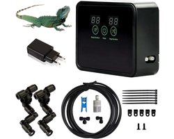 Intelligent reptielennevelsysteem met timer en 360 graden verstelbare nevelsproeiers voor terrariums