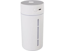 KARZO - Mini-luchtbevochtiger 250 ml 5V USB-oplaadbare draagbare autoluchtbevochtiger Aromatherapie-luchtbevochtiger Slimme luchtbevochtiger met nachtlampje voor auto, vrachtwagen, thuiskantoor, slaapkamer