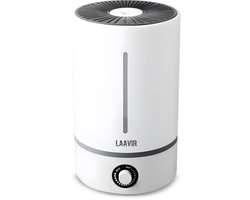 Laavir® 6L Luchtbevochtiger – Makkelijk bij te vullen via bovenkant – Stil – LED – Voor Slaapkamer & Baby