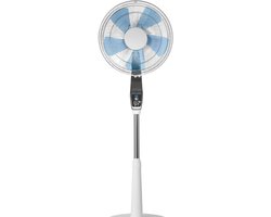 Lexium Statiefventilator - Zomerkoeling - Staande ventilator - Verkoeling woonkamer - Slaapkamer ventilator - Hittegolf oplossing - Verstelbare ventilator - Ventilator met afstandsbediening - Stille ventilator - Draaibare kop - Frisse lucht in huis -