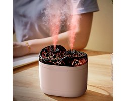 Luchtbevochtiger 1200 ml voor slaapkamer - stille luchtbevochtiger kinderkamer met roterende spuitmond - BPA-vrij en automatische uitschakeling