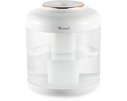 Luchtbevochtiger – 1.5L – Humidifier – Lucht Reiniger – Draadloos & Oplaadbaar – Luchtbevochtiger Babykamer – Fluisterstil – Luchtbevochtigers – Wit – Saaf