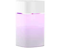 Luchtbevochtiger - 400 ml - wit - met USB-poort - Ultra stil - Automatische uitschakeling bij een laag waterniveau voor veilig gebruik - Ideaal voor droge winterlucht, kamers met airconditioning of babykamers - Verbeter het comfort
